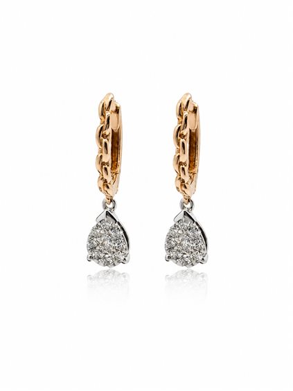 Orecchini Recarlo Donna in Oro Diamante 0.30 Ct XE 262/BR - XE 262/BR